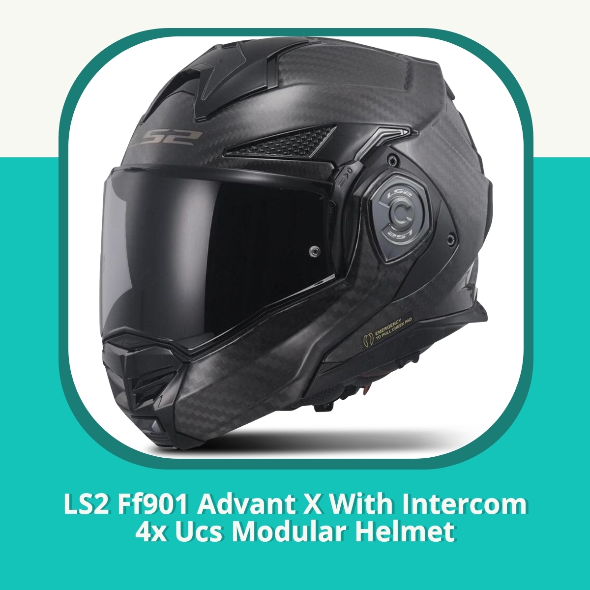 Anmeldelse af LS2 Ff901 Advant X With Intercom 4x Ucs Modular Helmet