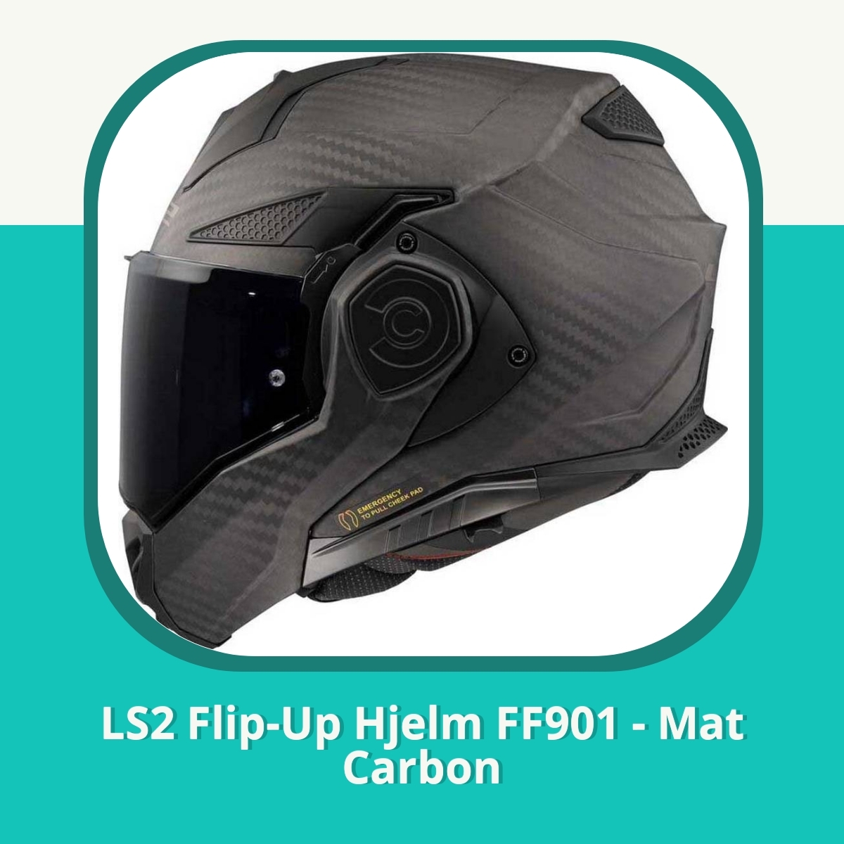 Anmeldelse af LS2 Flip-Up Hjelm FF901 - Mat Carbon