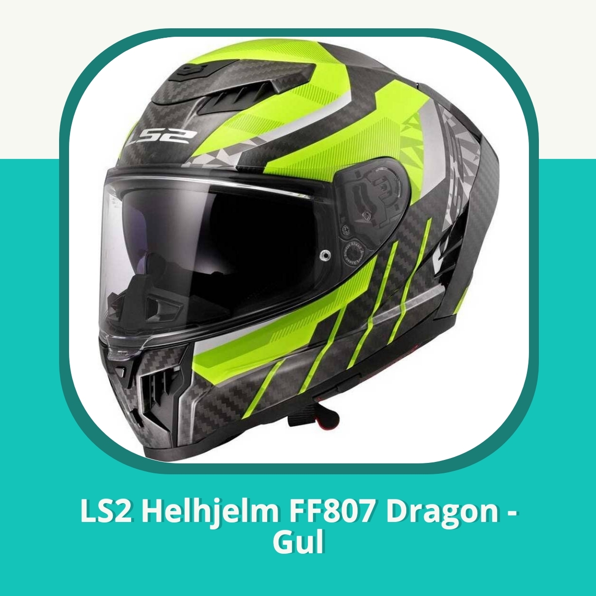 Anmeldelse LS2 Helhjelm FF807 Dragon - Gul