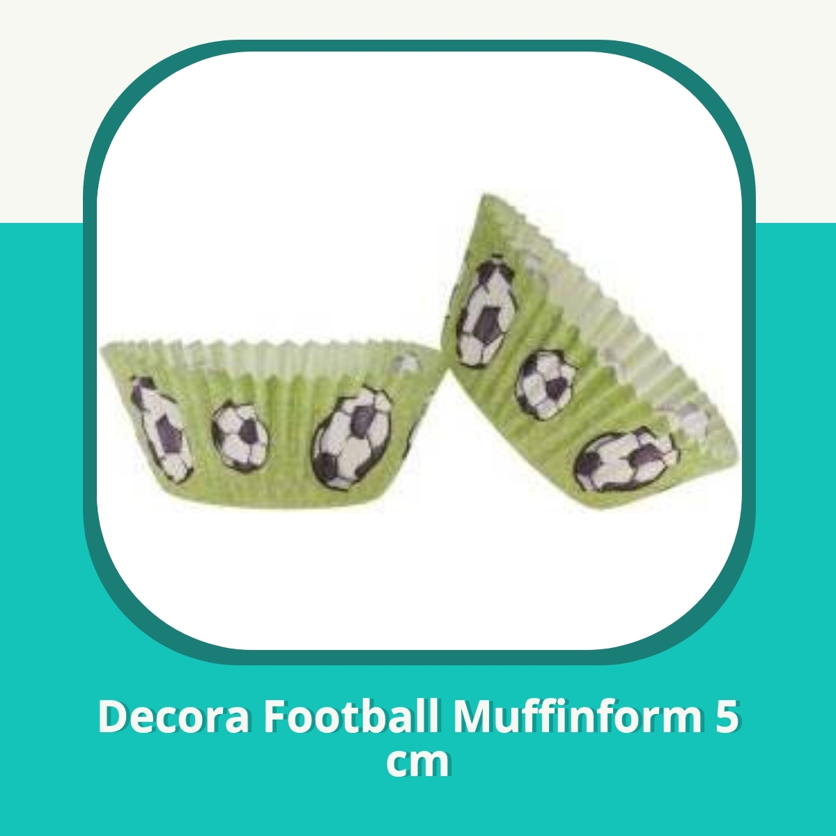 Anmeldelse af Decora Football Muffinform 5 cm