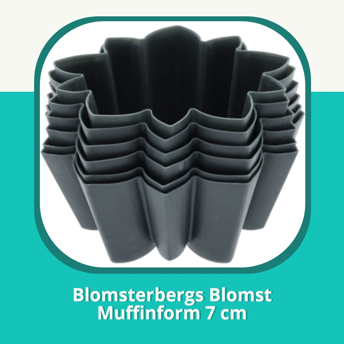 Anmeldelse af Blomsterbergs Blomst Muffinform 7 cm