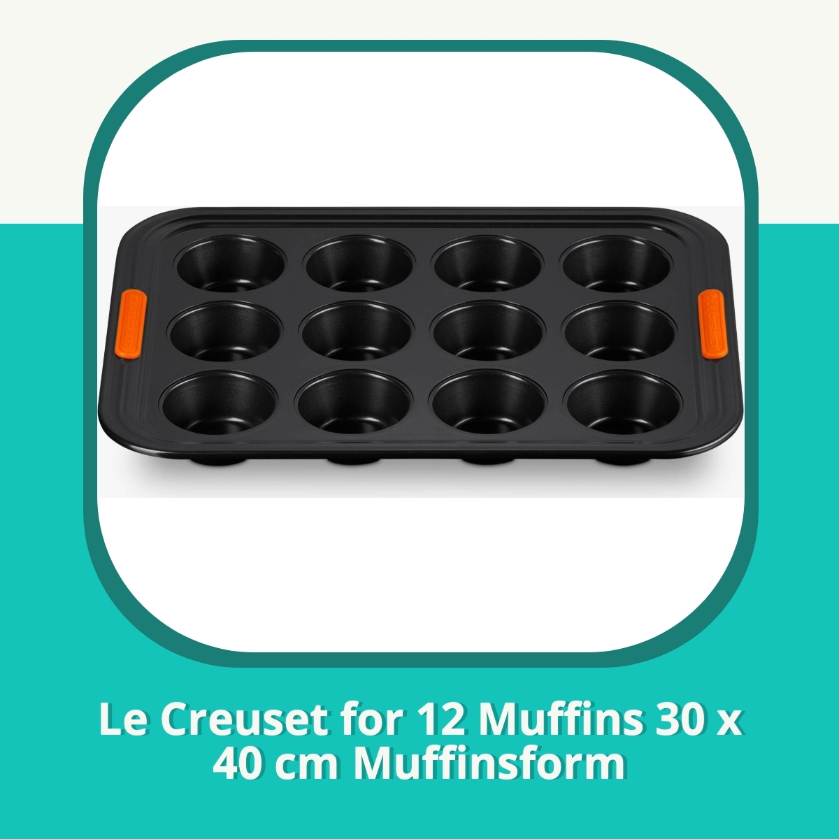 Anmeldelse Le Creuset for 12 Muffins 30 x 40 cm Muffinsform