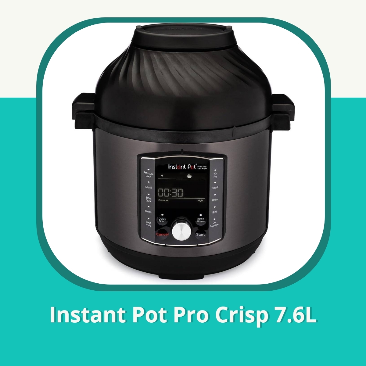 Recension af Instant Pot Pro Crisp 7.6L