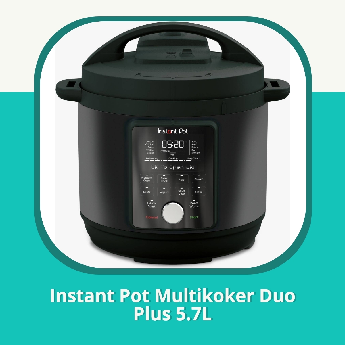 Anmeldelse af Instant Pot Multikoker Duo Plus 5.7L