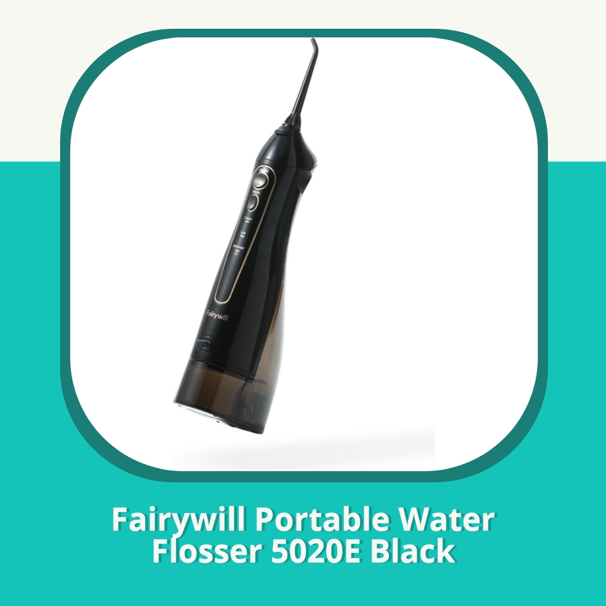 Anmeldelse af Fairywill Portable Water Flosser 5020E Black