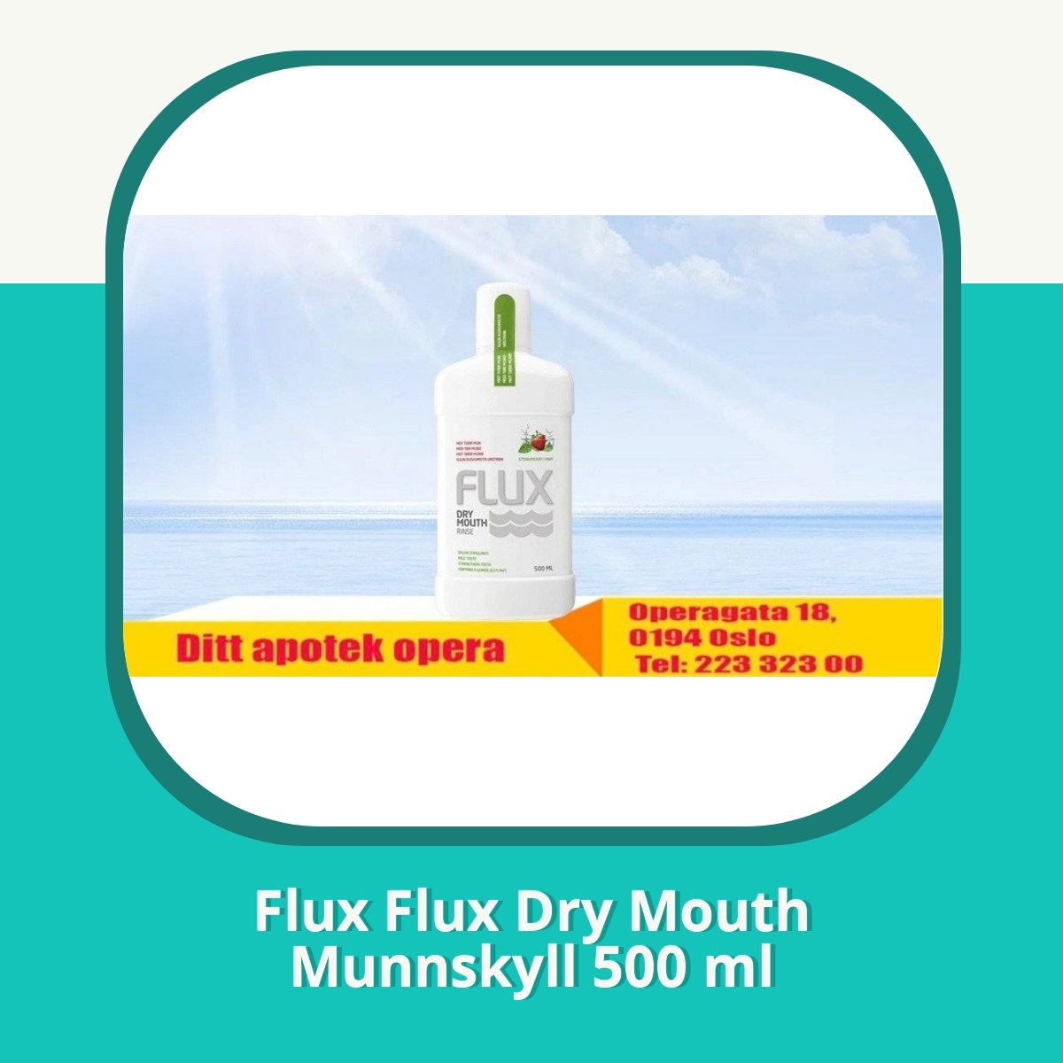 Anmeldelse af Flux Flux Dry Mouth Munnskyll 500 ml