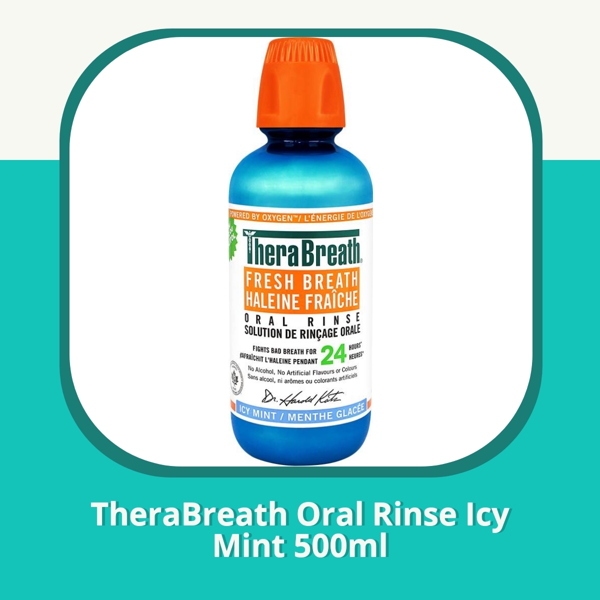 Recension af TheraBreath Oral Rinse Icy Mint 500ml