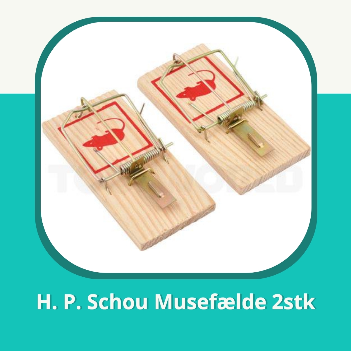 Anmeldelse af H. P. Schou Musefælde 2stk