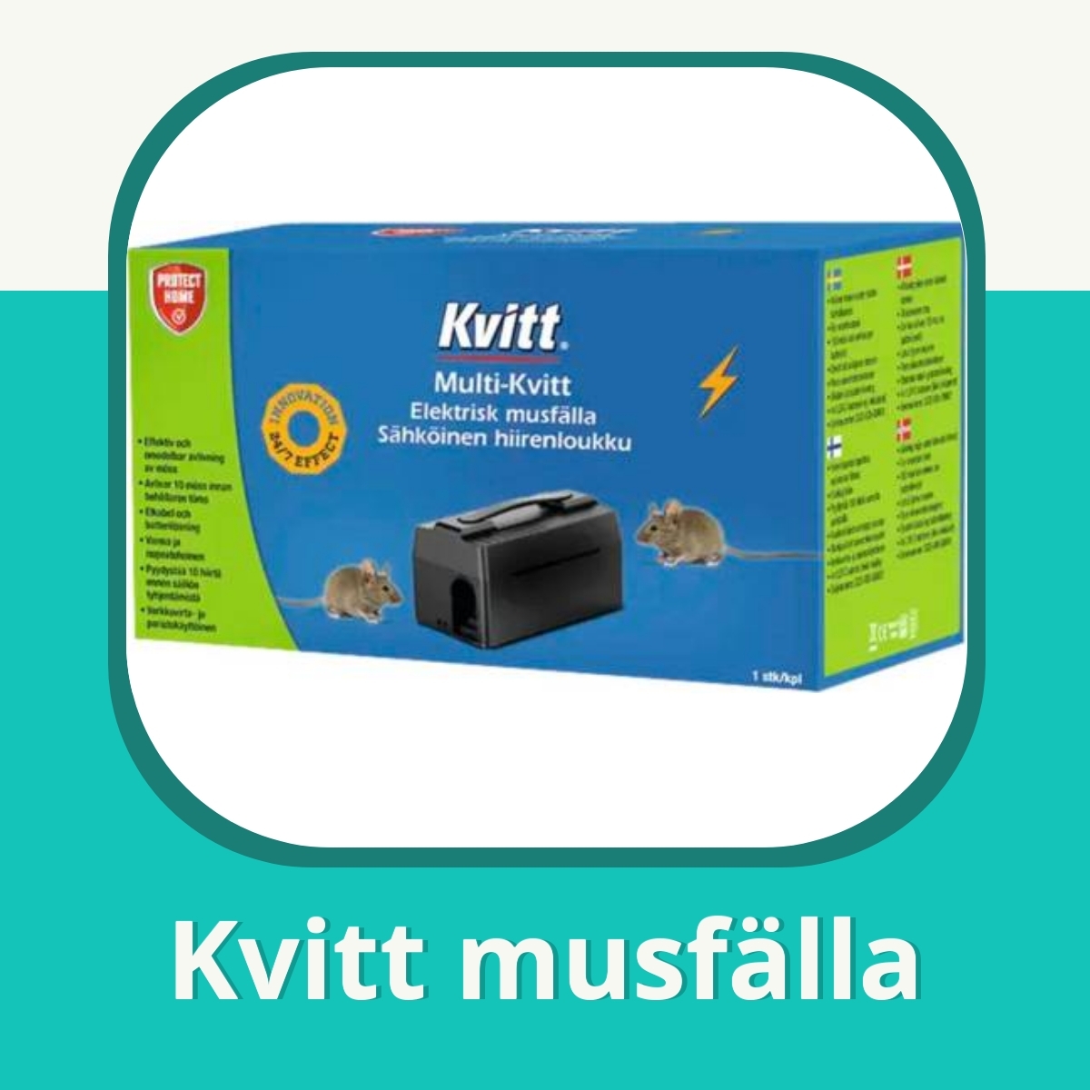 Recension af Kvitt musfälla
