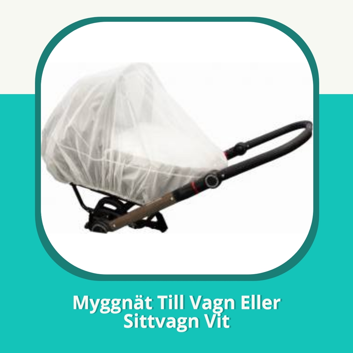 Recension af Myggnät Till Vagn Eller Sittvagn Vit