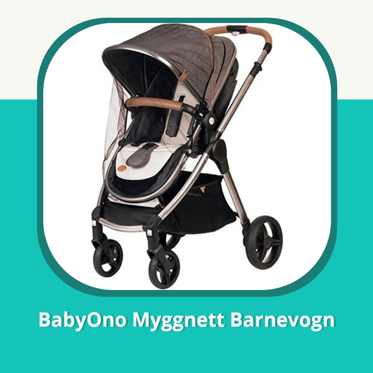 Anmeldelse af BabyOno Myggnett Barnevogn
