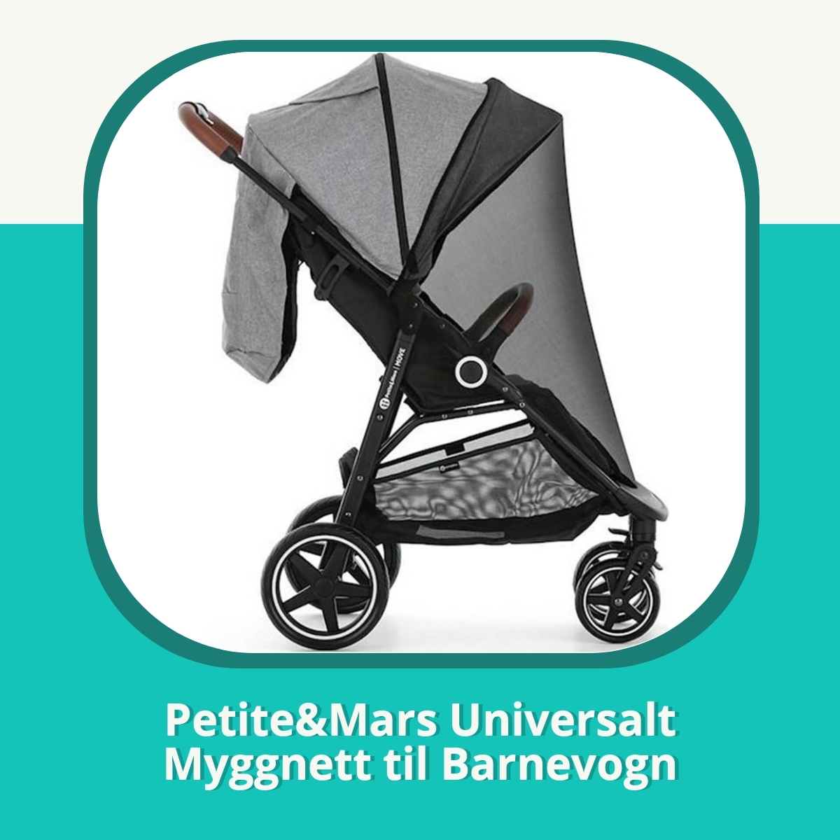 Anmeldelse Petite&Mars Universalt Myggnett til Barnevogn