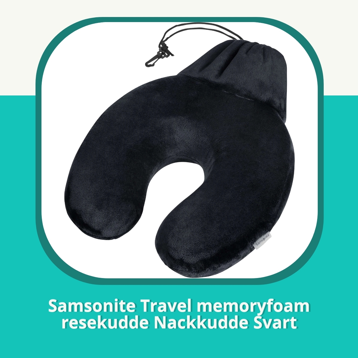 Recension af Samsonite Travel memoryfoam resekudde Nackkudde Svart