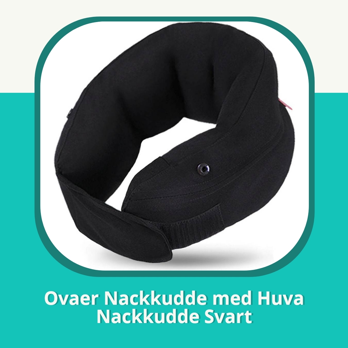 Recension Ovaer Nackkudde med Huva Nackkudde Svart
