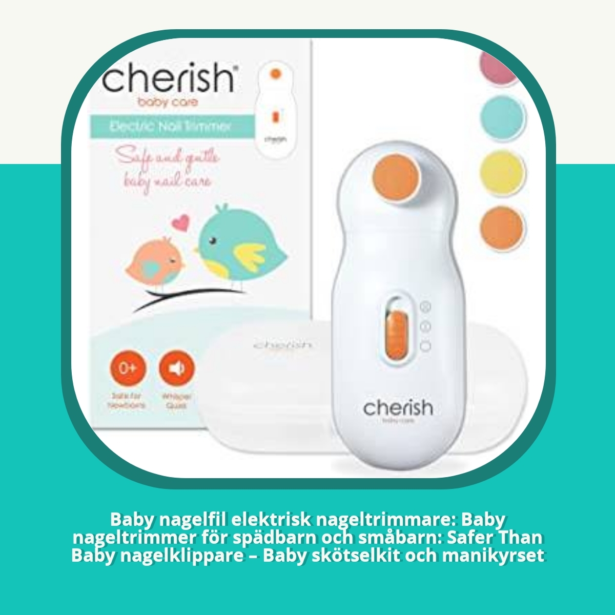 Recension af Baby nagelfil elektrisk nageltrimmare: Baby nageltrimmer för spädbarn och småbarn: Safer Than Baby nagelklippare – Baby skötselkit och manikyrset