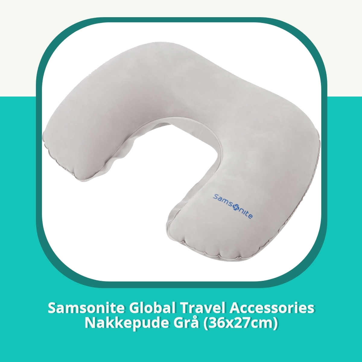 Anmeldelse af Samsonite Global Travel Accessories Nakkepude Grå (36x27cm)