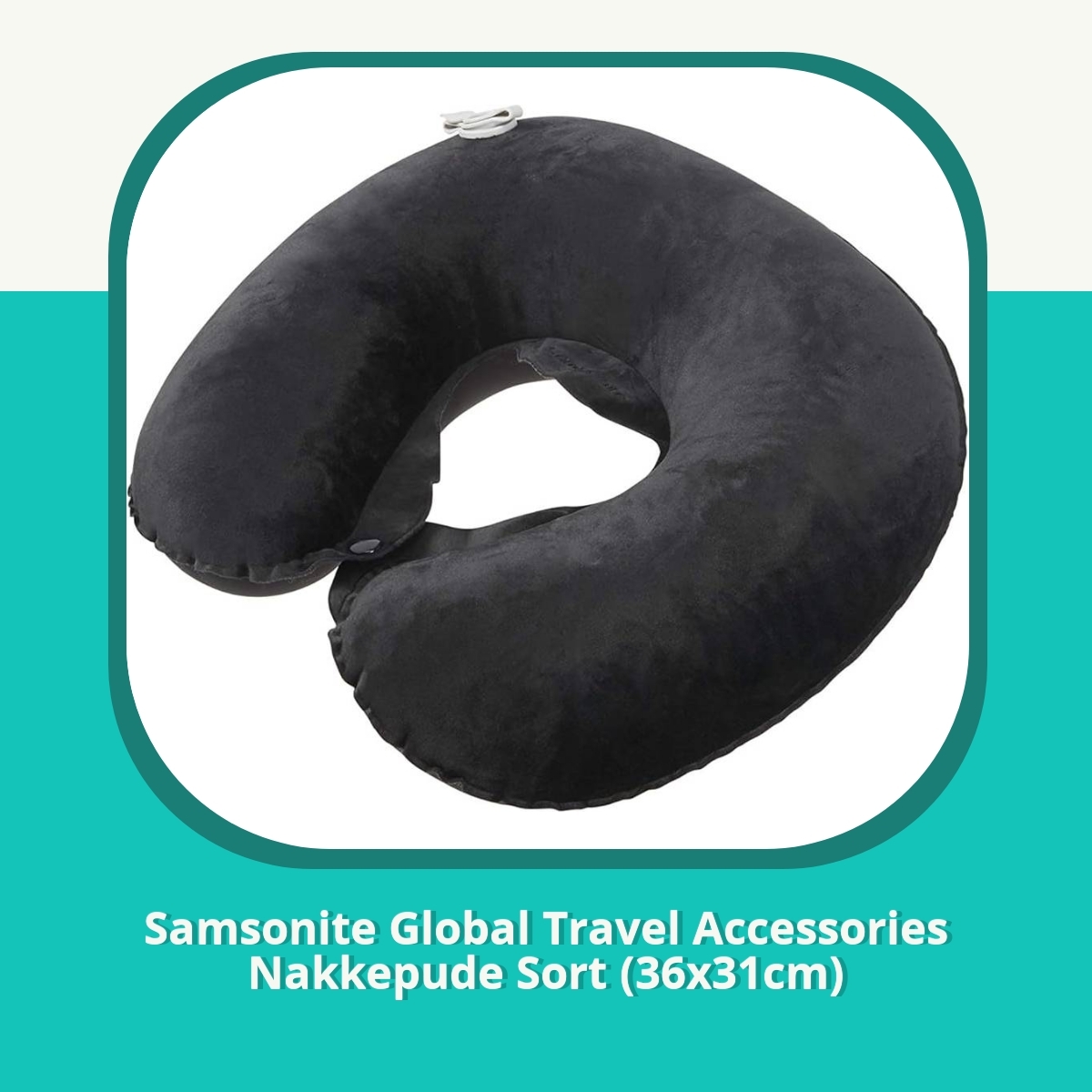 Anmeldelse af Samsonite Global Travel Accessories Nakkepude Sort (36x31cm)