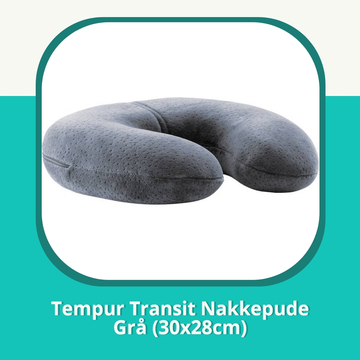 Anmeldelse af Tempur Transit Nakkepude Grå (30x28cm)