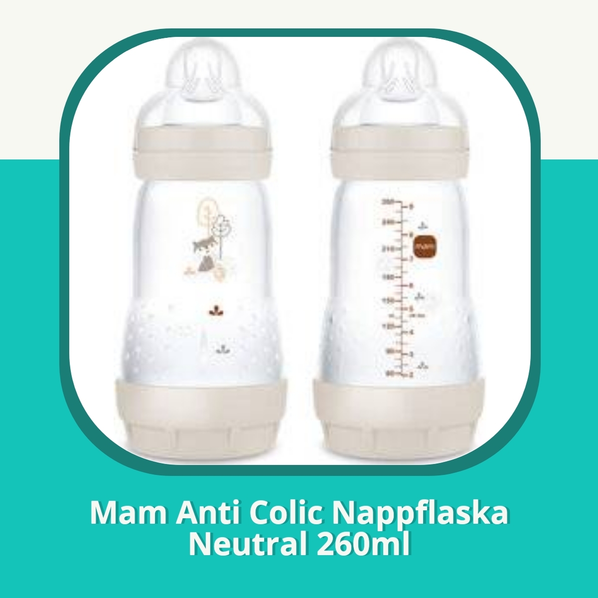 Recension af Mam Anti Colic Nappflaska Neutral 260ml