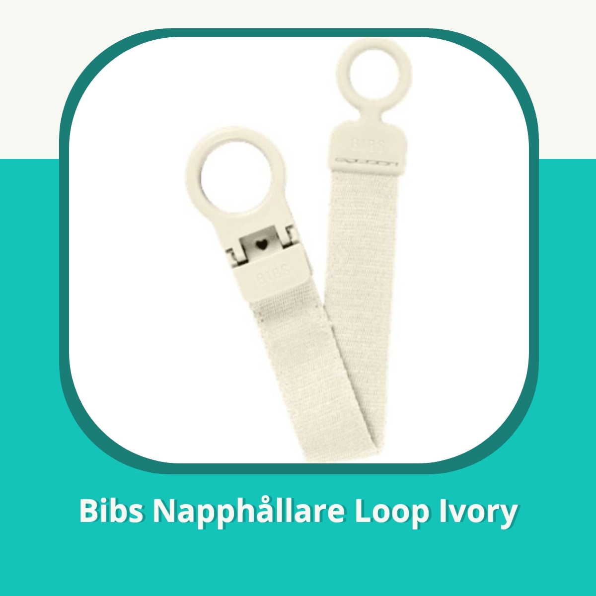 Recension Bibs Napphållare Loop Ivory
