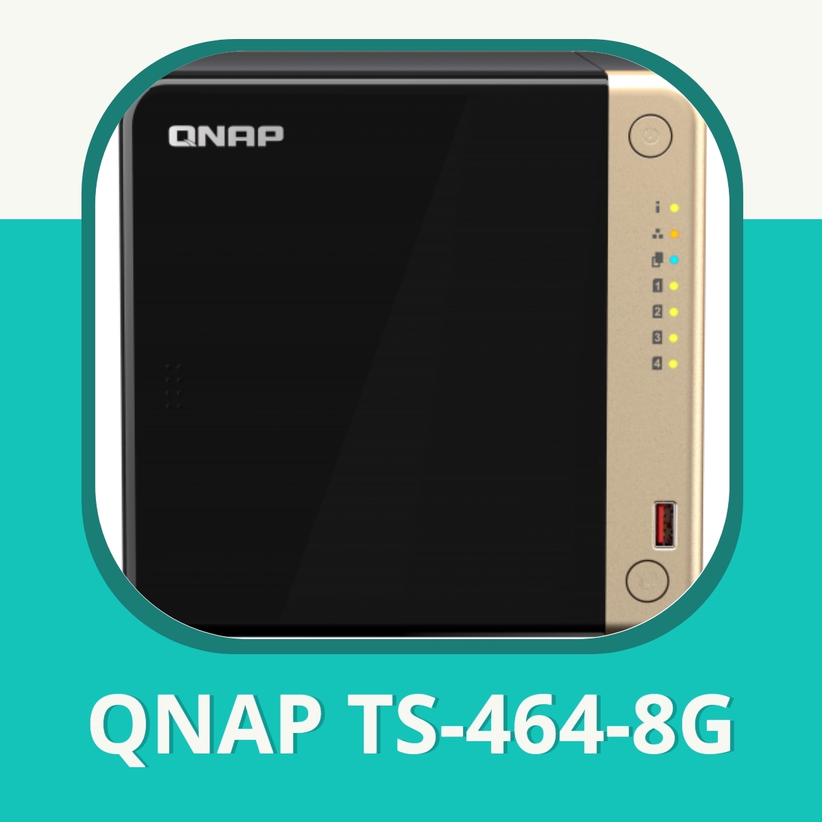 Anmeldelse af QNAP TS-464-8G