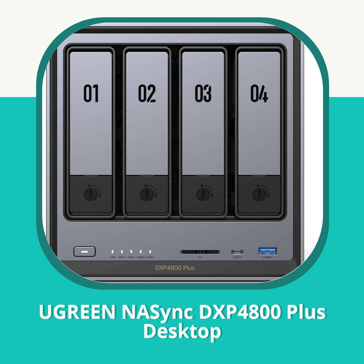 Recension af UGREEN NASync DXP4800 Plus Desktop