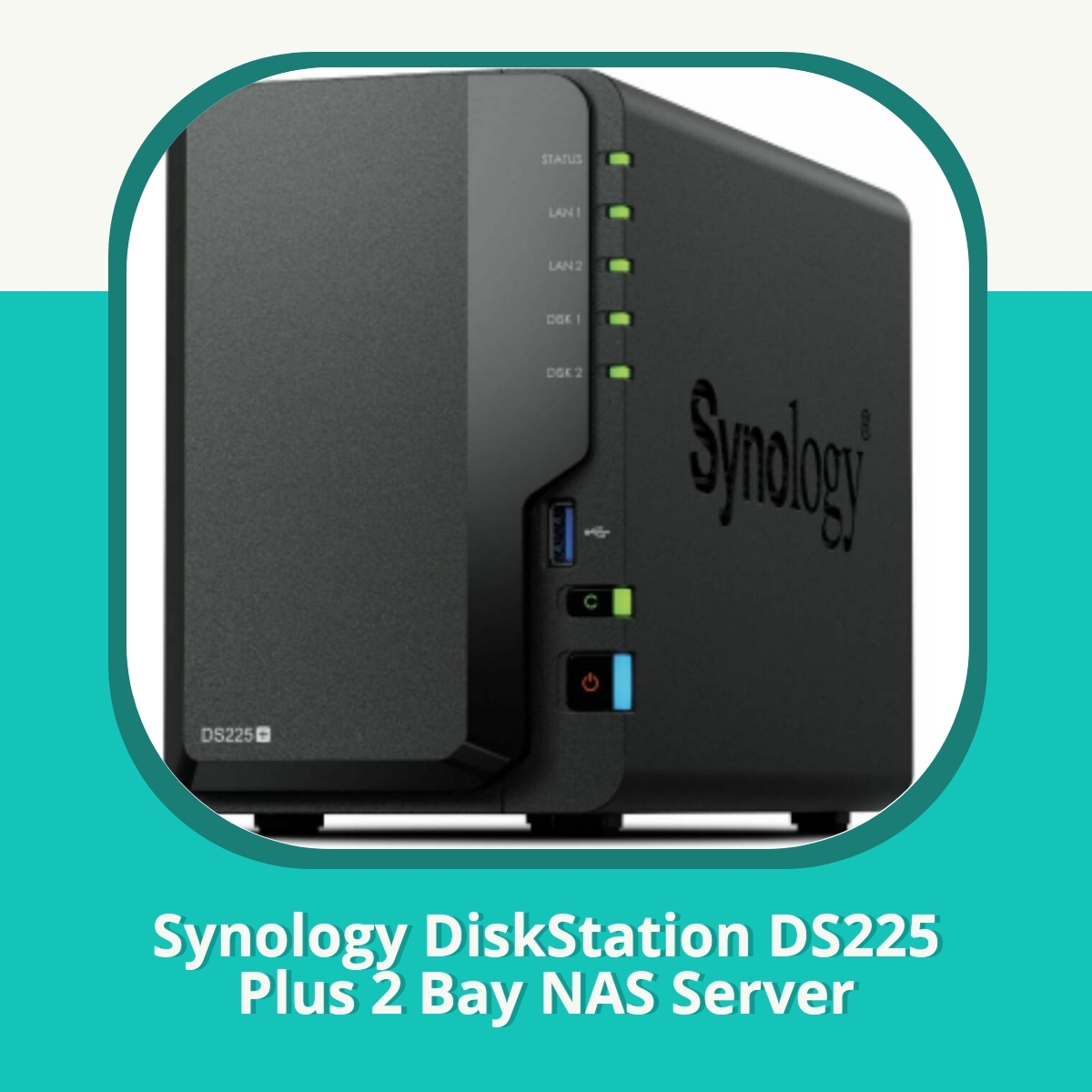 Recension af Synology DiskStation DS225 Plus 2 Bay NAS Server