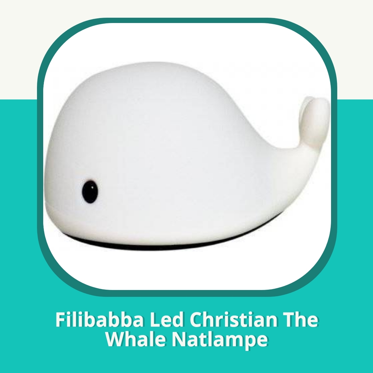 Anmeldelse af Filibabba Led Christian The Whale Natlampe