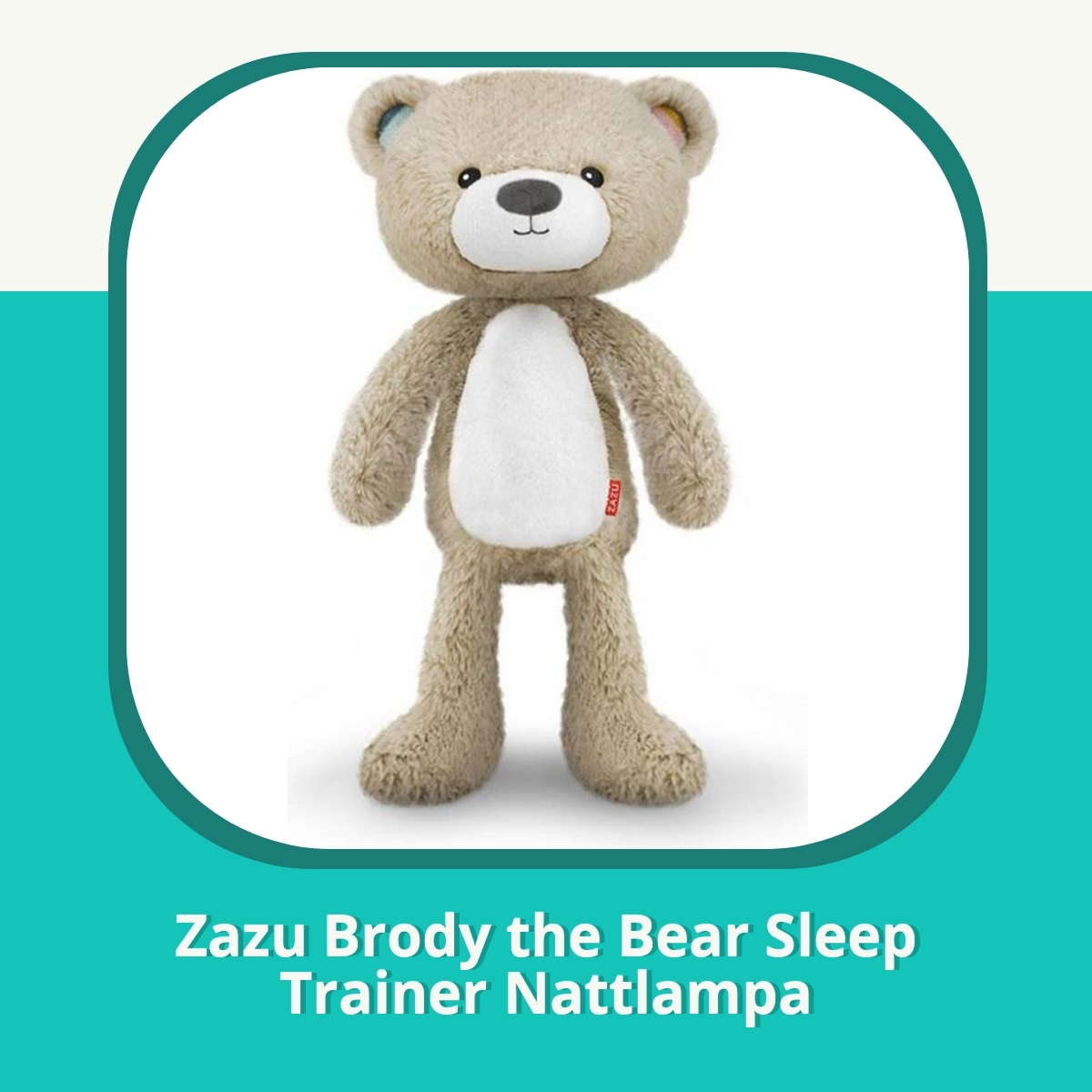 Recension af Zazu Brody the Bear Sleep Trainer Nattlampa