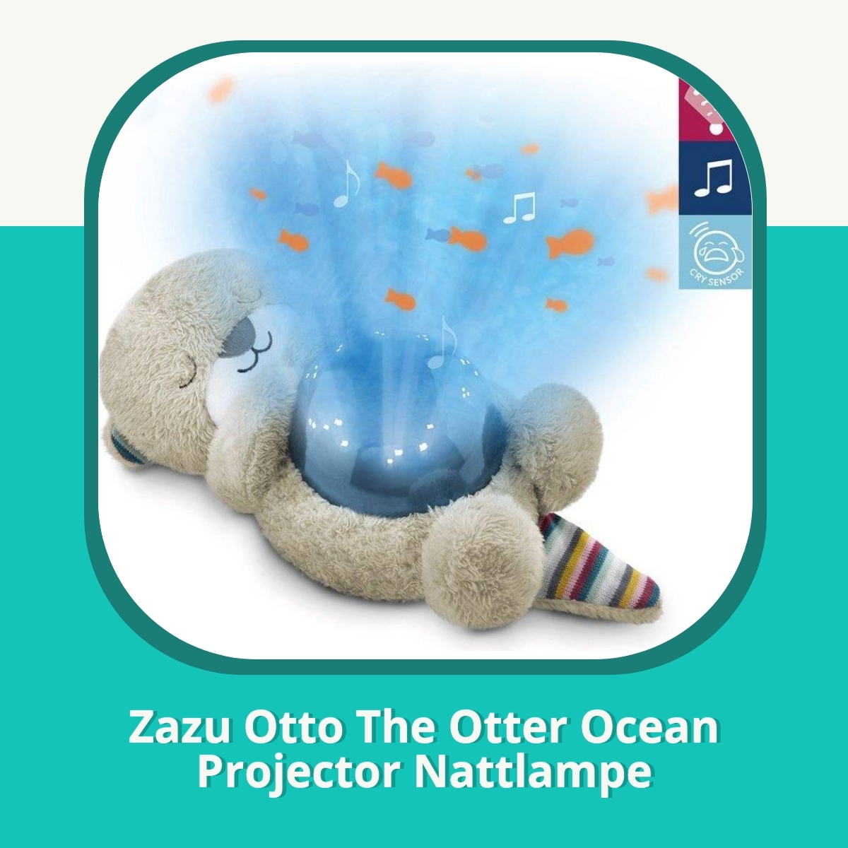 Anmeldelse af Zazu Otto The Otter Ocean Projector Nattlampe