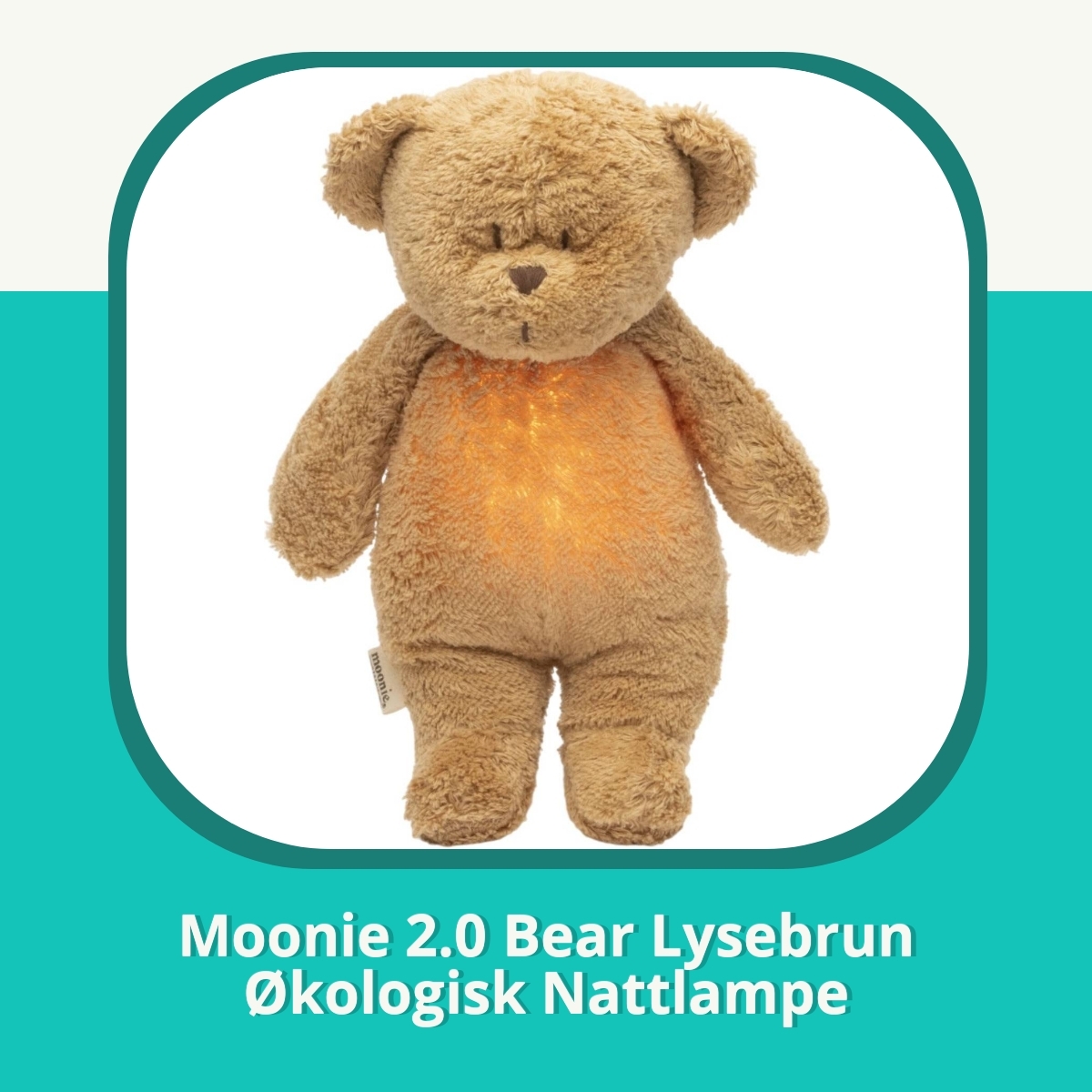 Anmeldelse af Moonie 2.0 Bear Lysebrun Økologisk Nattlampe