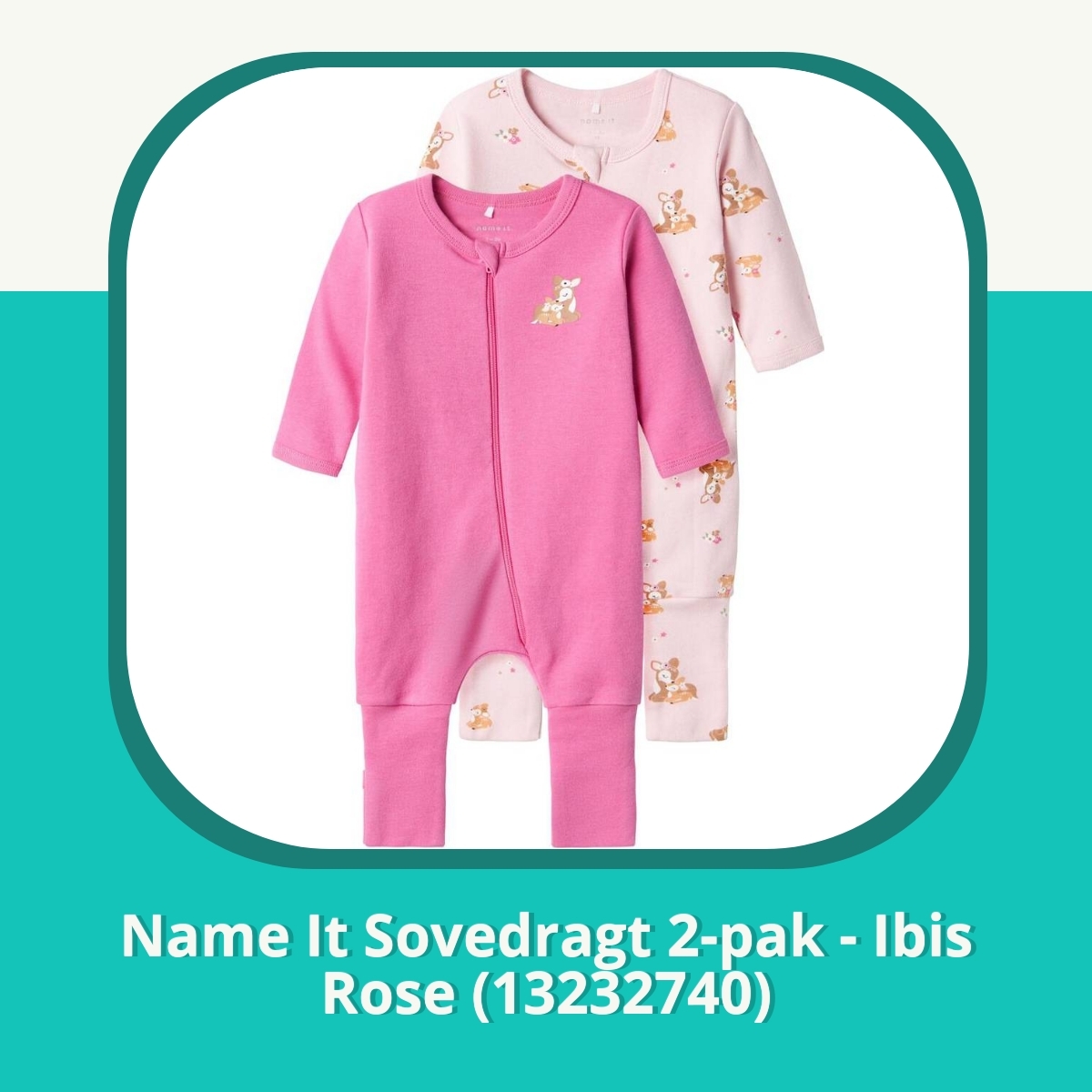 Anmeldelse af Name It Sovedragt 2-pak - Ibis Rose (13232740)