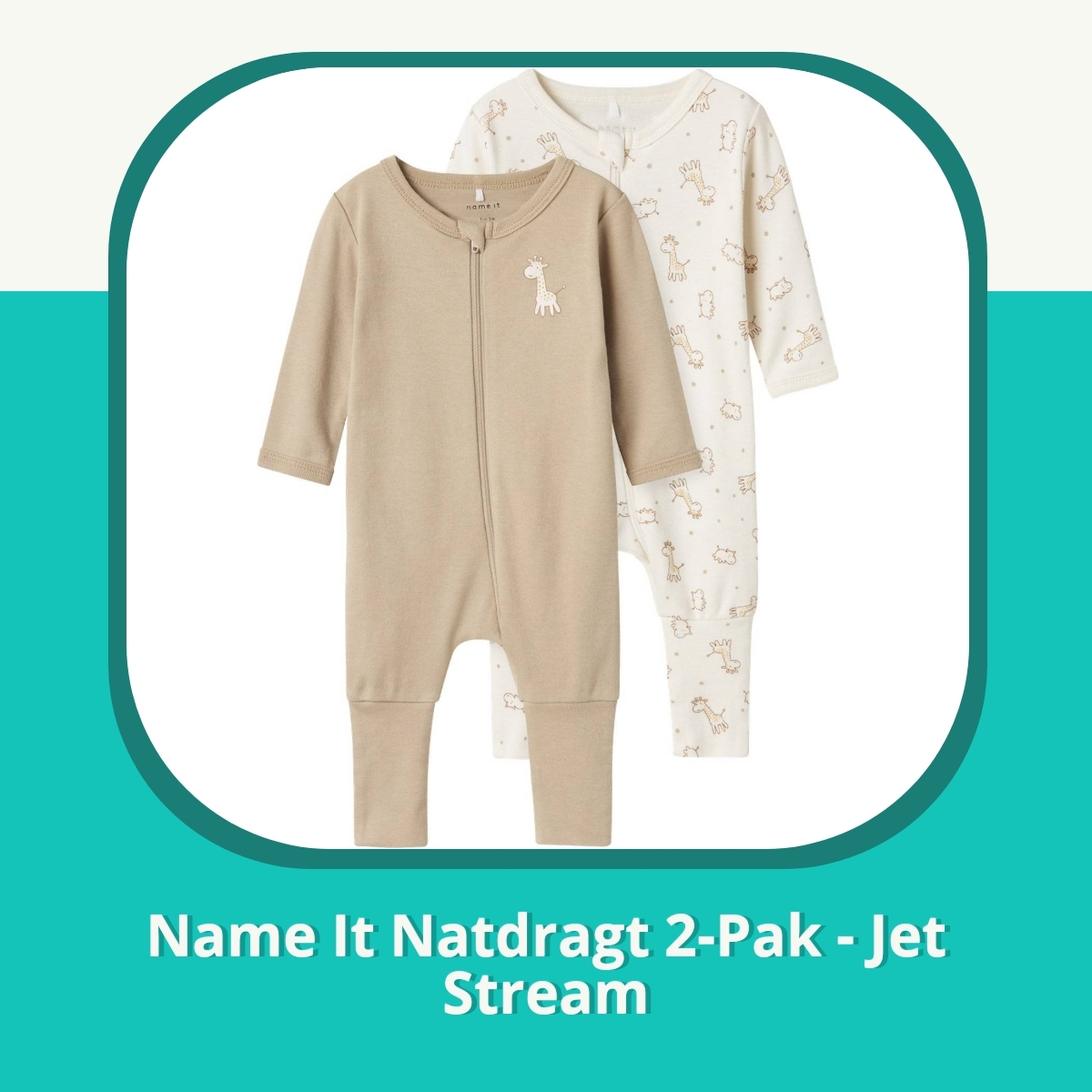 Anmeldelse af Name It Natdragt 2-Pak - Jet Stream