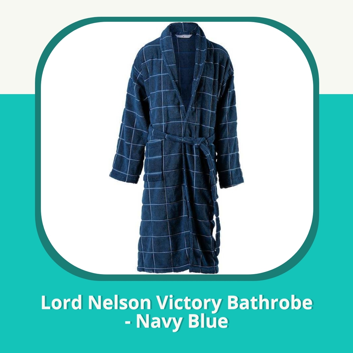 Recension Lord Nelson Victory Bathrobe - Navy Blue