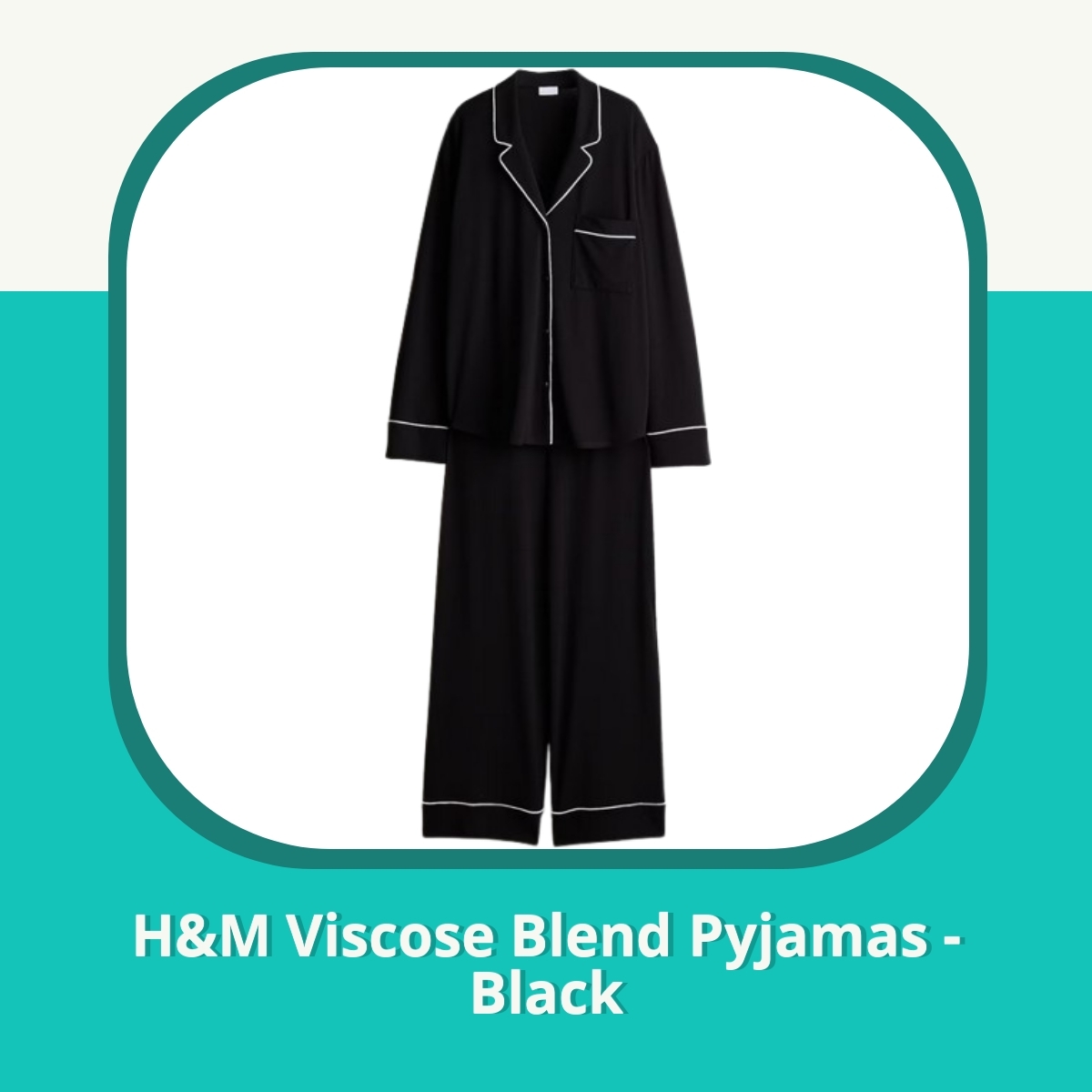 Recension af H&M Viscose Blend Pyjamas - Black