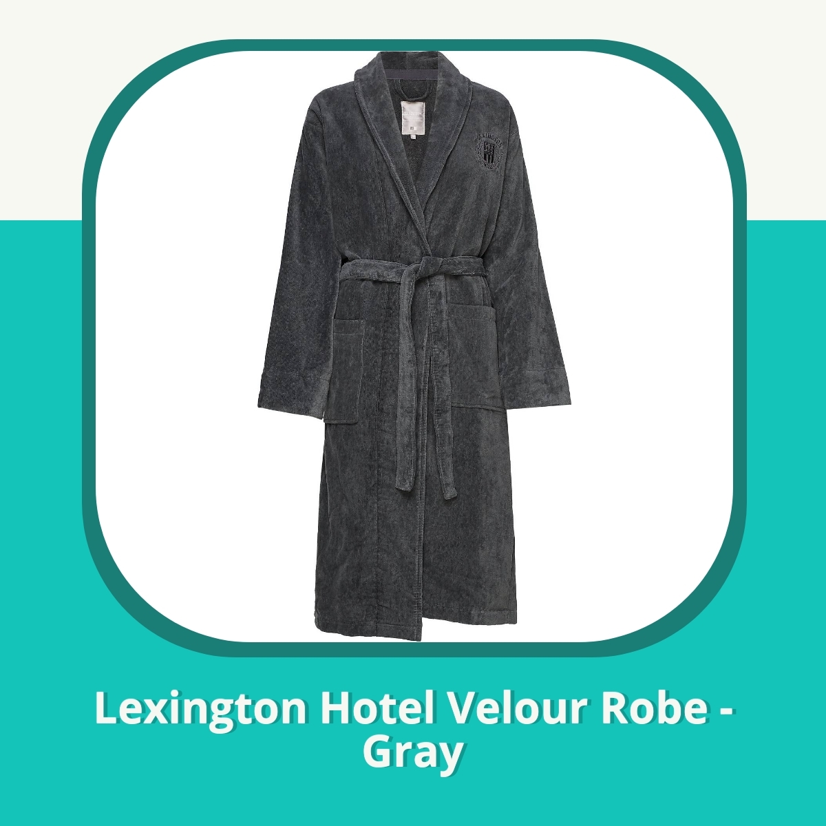 Recension af Lexington Hotel Velour Robe - Gray