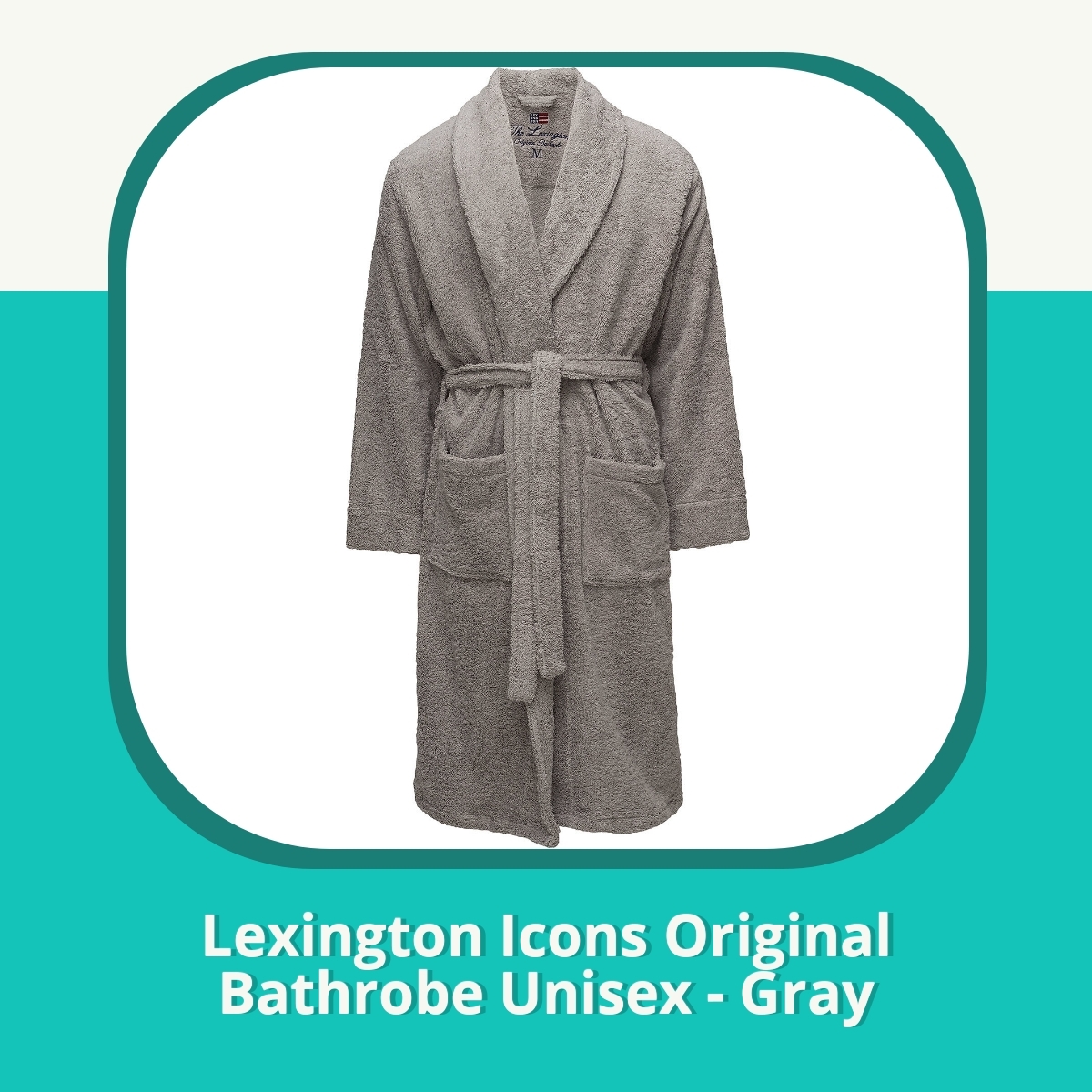 Recension af Lexington Icons Original Bathrobe Unisex - Gray