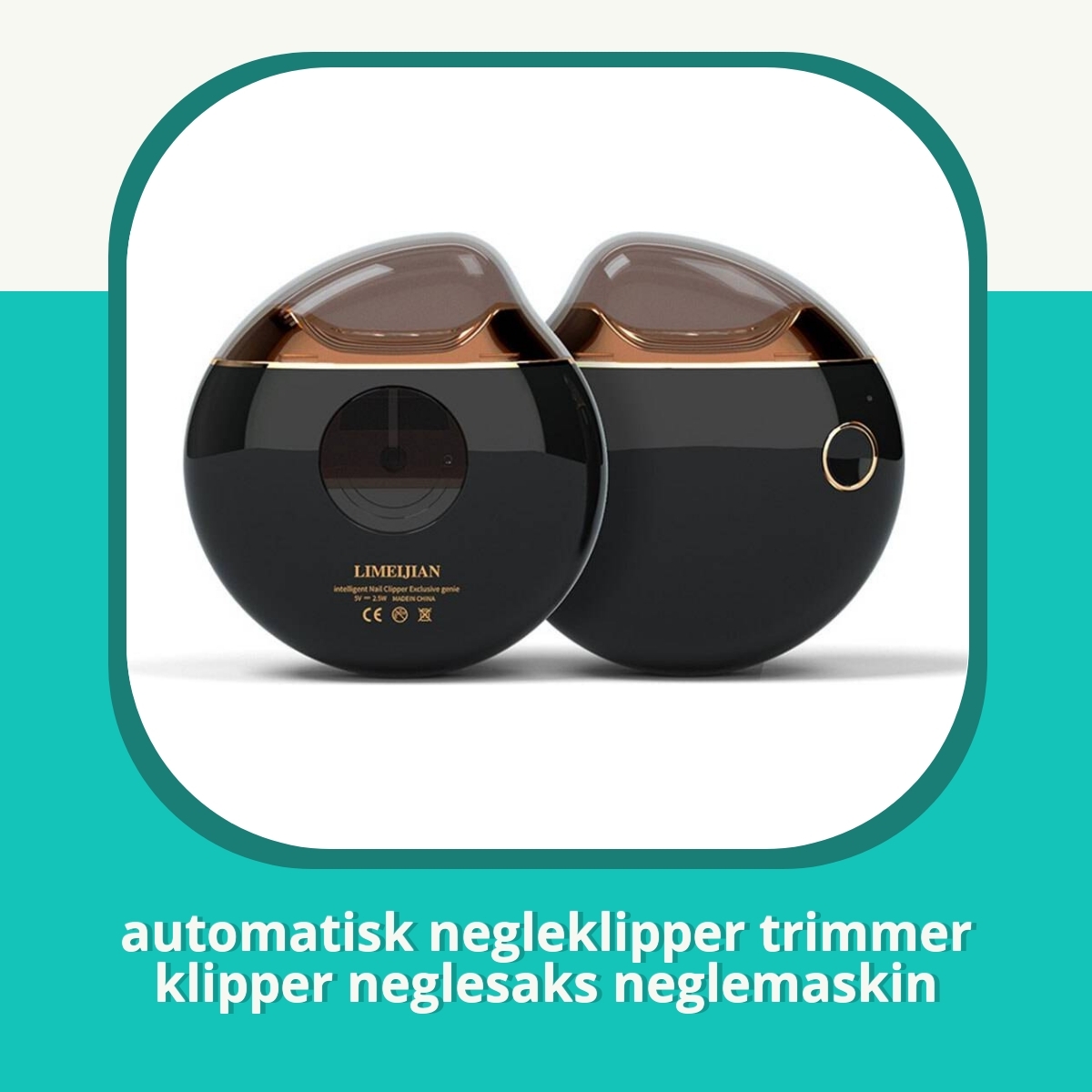 Anmeldelse automatisk negleklipper trimmer klipper neglesaks neglemaskin
