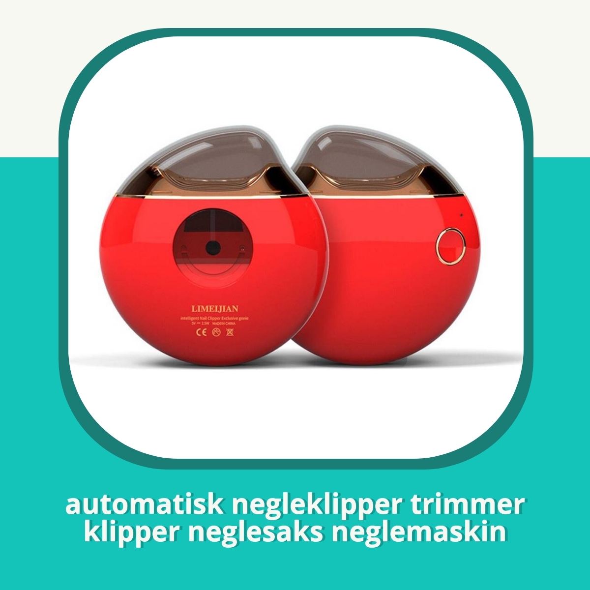 Anmeldelse af automatisk negleklipper trimmer klipper neglesaks neglemaskin