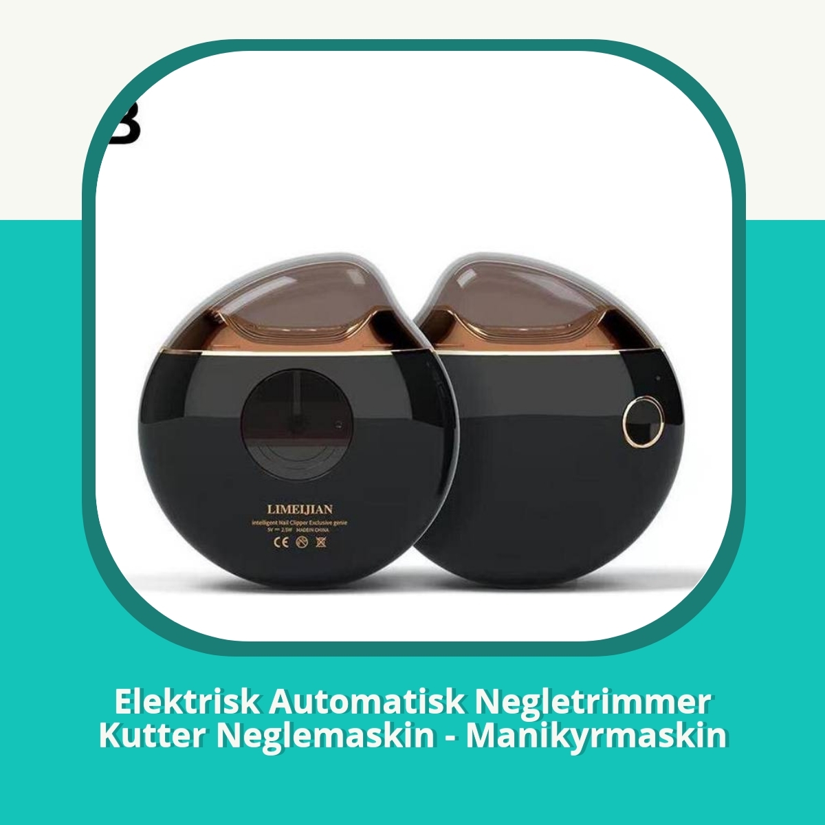 Anmeldelse af Elektrisk Automatisk Negletrimmer Kutter Neglemaskin - Manikyrmaskin