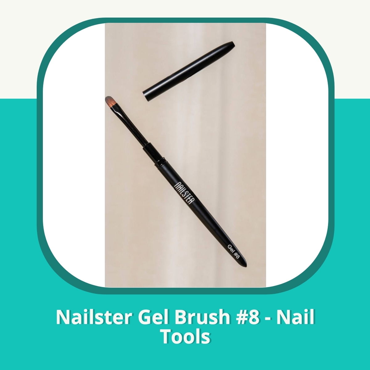 Recension af Nailster Gel Brush #8 - Nail Tools