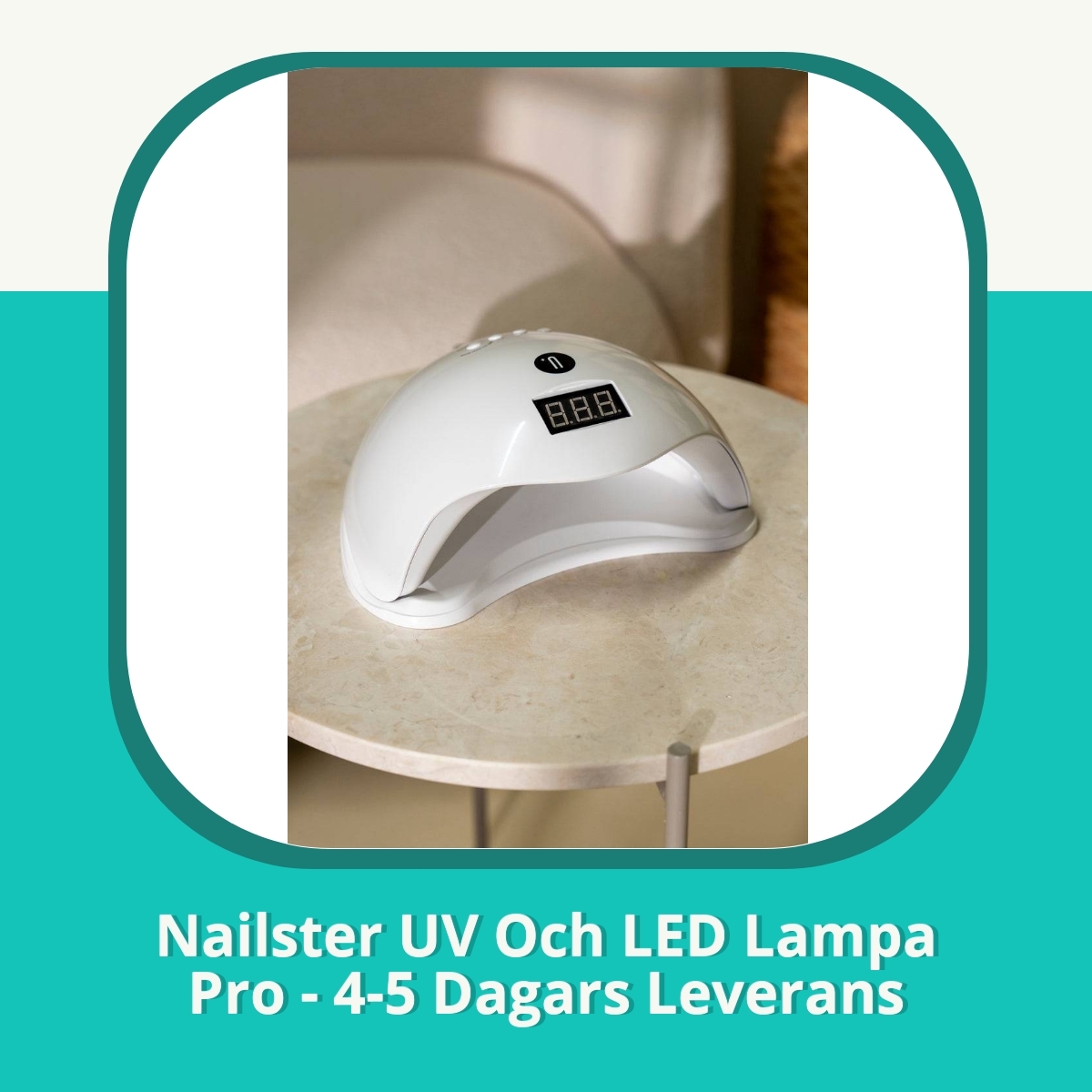 Recension af Nailster UV Och LED Lampa Pro - 4-5 Dagars Leverans