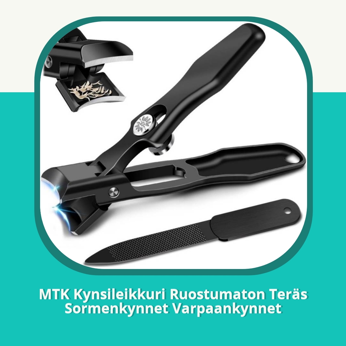 Anmeldelse af MTK Kynsileikkuri Ruostumaton Teräs Sormenkynnet Varpaankynnet