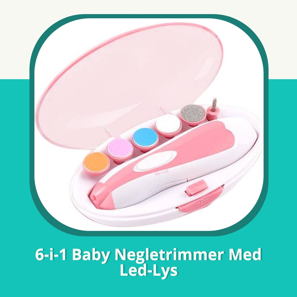 Anmeldelse af 6-i-1 Baby Negletrimmer Med Led-Lys