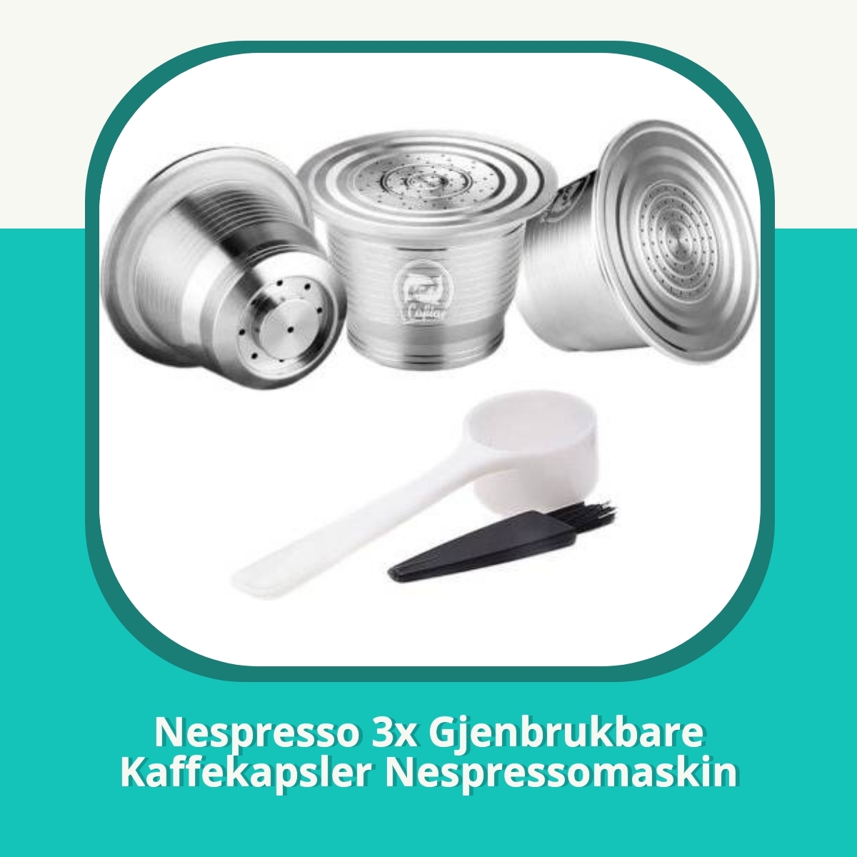 Anmeldelse af Nespresso 3x Gjenbrukbare Kaffekapsler Nespressomaskin