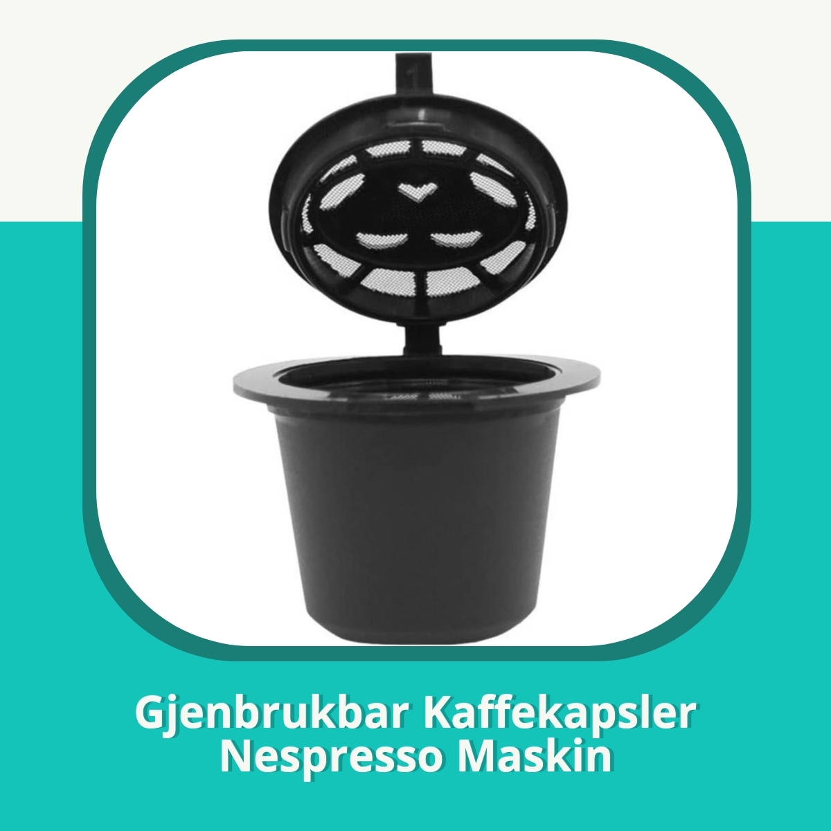 Anmeldelse Gjenbrukbar Kaffekapsler Nespresso Maskin