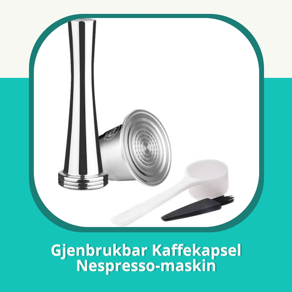 Anmeldelse af Gjenbrukbar Kaffekapsel Nespresso-maskin