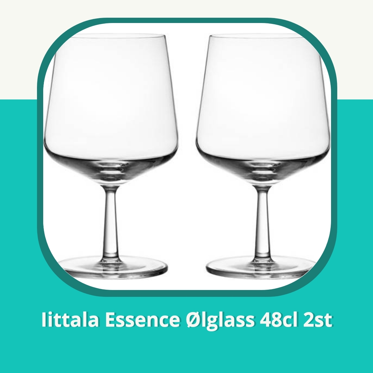 Anmeldelse af Iittala Essence Ølglass 48cl 2st