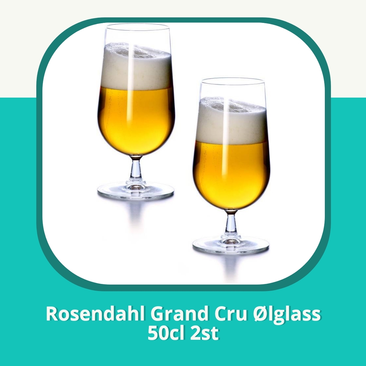 Anmeldelse Rosendahl Grand Cru Ølglass 50cl 2st