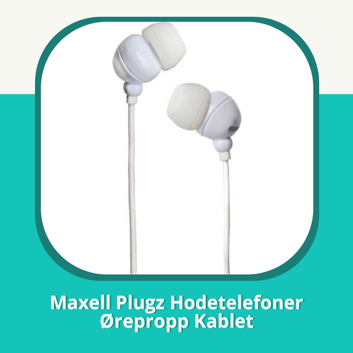 Anmeldelse af Maxell Plugz Hodetelefoner Ørepropp Kablet